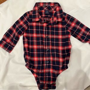BabyGap Plaid Onesie